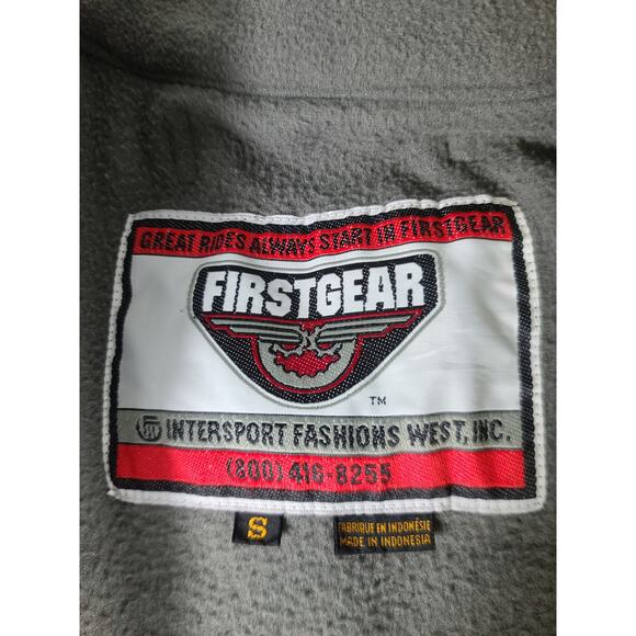 First Gear Motorcycle Riding Suit Jacket Coat Small With Over Pants 30 2 Piece - Picture 8 of 11